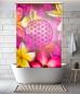 Preview: Extartiqe Duschrollo - Blume des Lebens pink dream